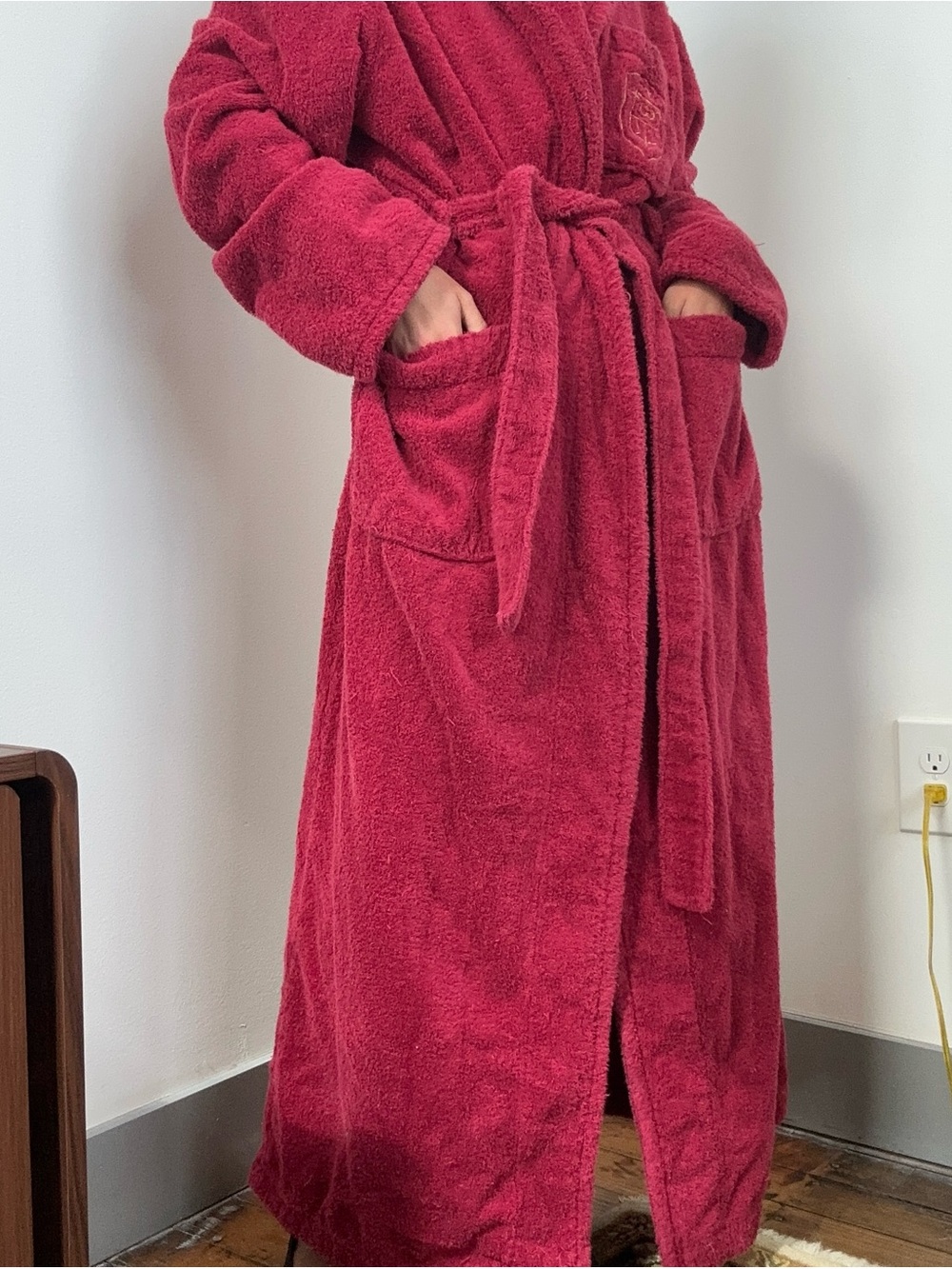 Victoria's Secret Plush Shawl-Collar Robe in Deep Raspberry - Picture 4 of 15